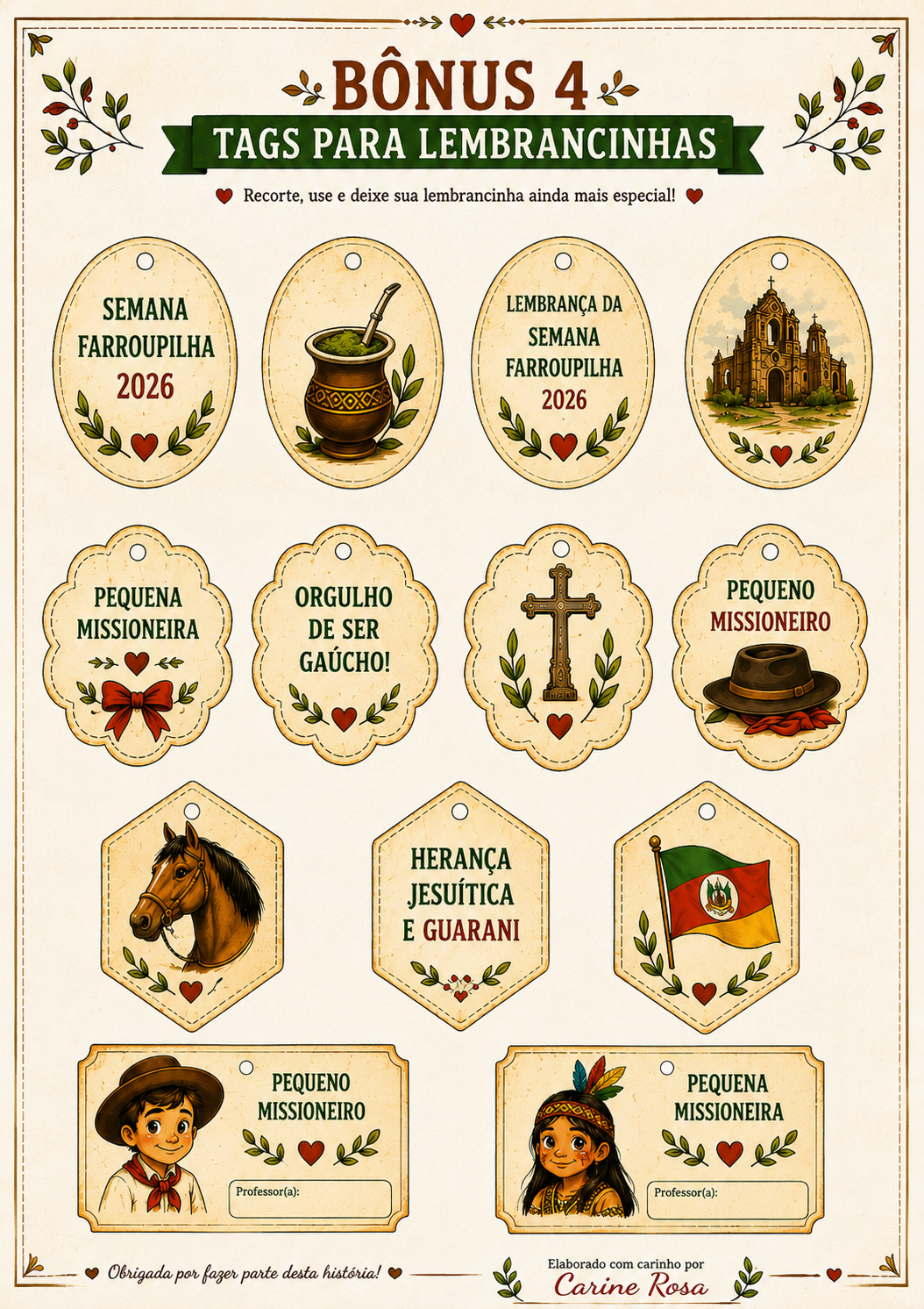 Tags & Lembrancinhas